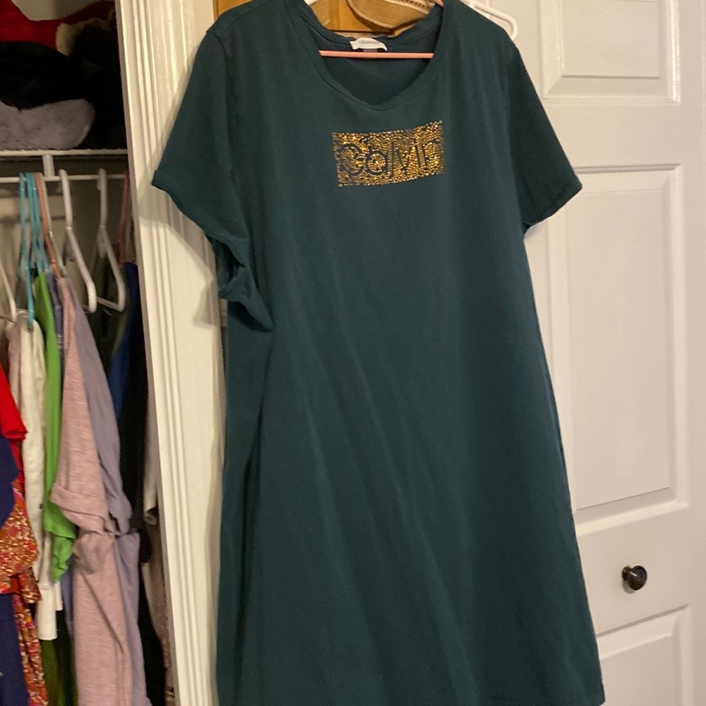 Calvin Klein T shirt Dress, size 3x